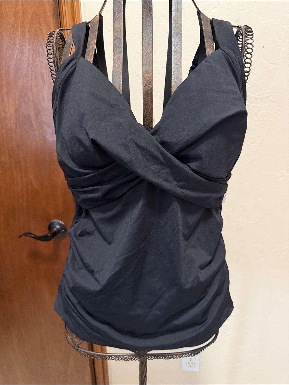 Lands' End Black Women’s Swim Camisole